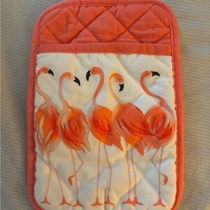 EUC Kate Spade Flamingo potholder/over mitt